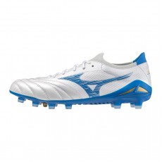 Mizuno Scarpe Morelia Neo IV Beta Elite MD Bianco/Azzurro