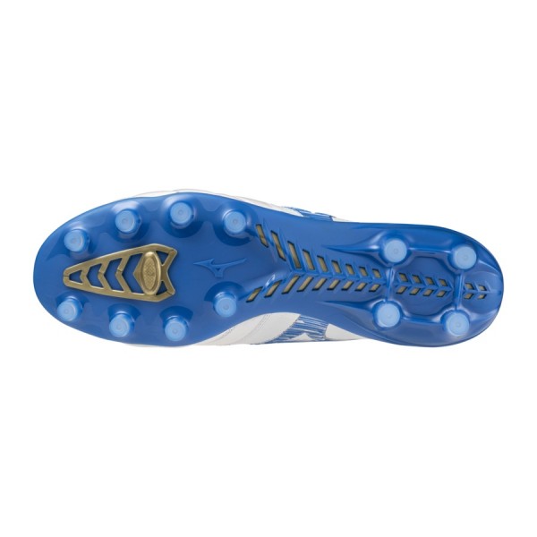 Mizuno Scarpe Morelia Neo IV Beta Elite MD Bianco/Azzurro
