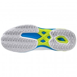 Mizuno Scarpe Wave Exceed Light Padel Bianco/Azzurro/Giallo Fluo