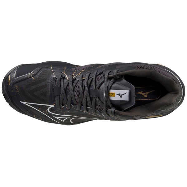 Mizuno Scarpe Wave Lightning Z7 Mid Nero/Oro/Grigio