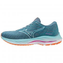 Mizuno Scarpe Wave Rider 26 Turchese/Bianco/Arancione