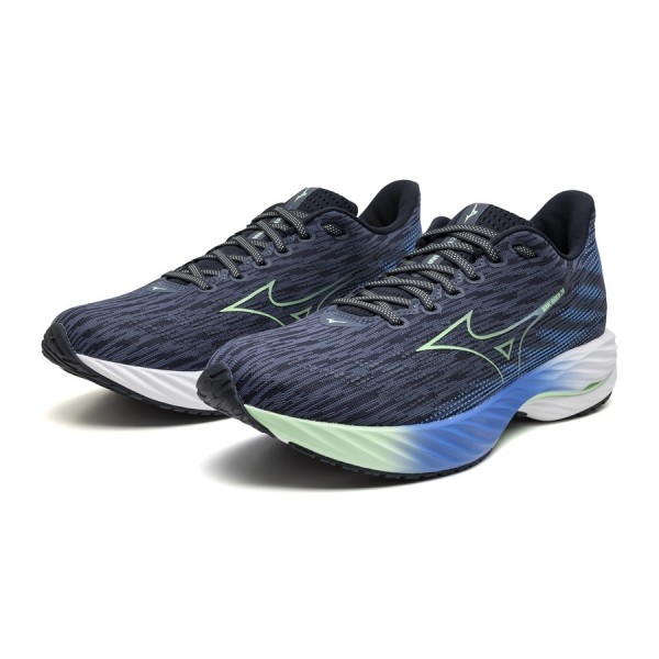 Mizuno Scarpe Wave Rider 28 Blu/Menta/Azzurro