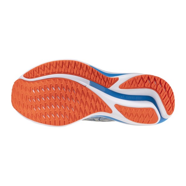 Mizuno Scarpe Wave Rider 28 Grigio/Celeste/Blu