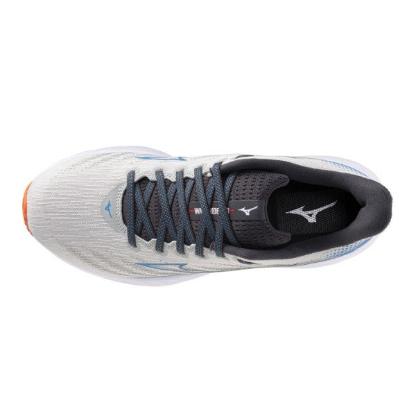 Mizuno Scarpe Wave Rider 28 Grigio/Celeste/Blu