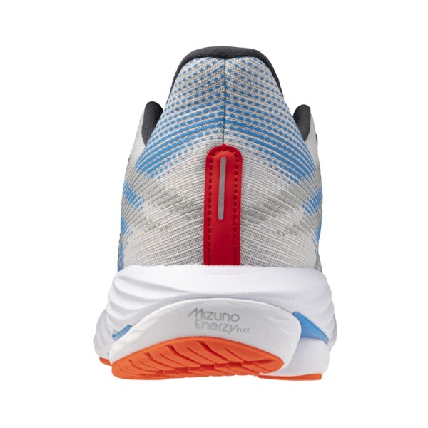 Mizuno Scarpe Wave Rider 28 Grigio/Celeste/Blu
