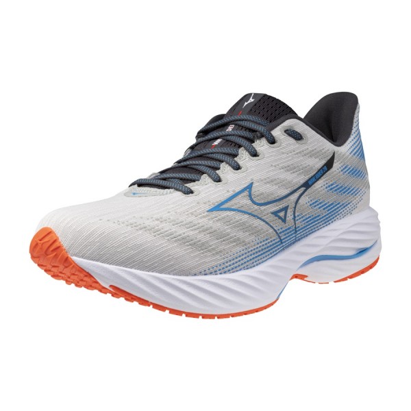 Mizuno Scarpe Wave Rider 28 Grigio/Celeste/Blu