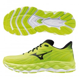 Mizuno Scarpe Wave Sky 8 Giallo Fluo/Nero