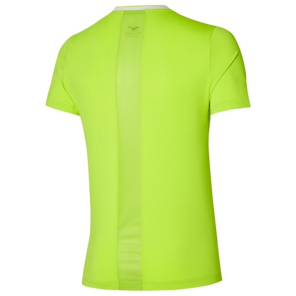 Mizuno T-Shirt Tennis Shadow Graphic Verde Fluo