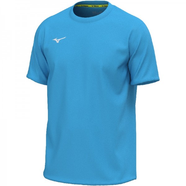 Mizuno T-Shirt Training Tee Uomo Celeste