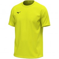Mizuno T-Shirt Training Tee Uomo Giallo Fluo