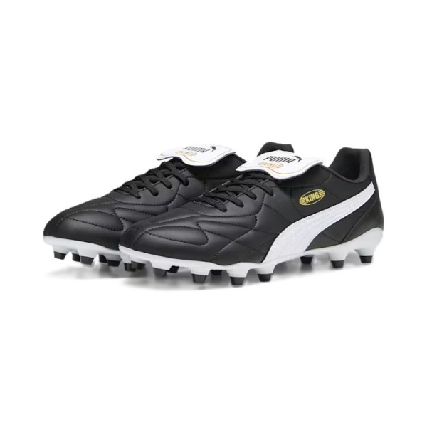 Puma Scarpa King Top FG/AG Nero/Bianco