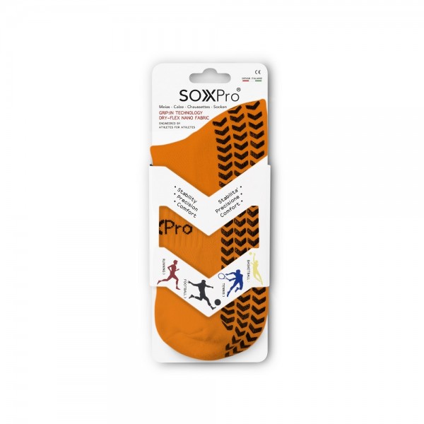 Soxpro Calze Classic Anti Slip Arancione