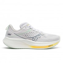 Saucony Scarpe Ride 17 W Bianco/Grigio Chiaro