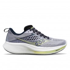 Saucony Scarpe Ride 17 Wide W Grigio/Viola Chiaro