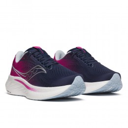 Saucony Scarpe Ride 18 W Blu/Fuchsia