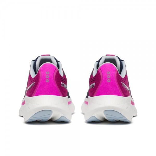 Saucony Scarpe Ride 18 W Blu/Fuchsia