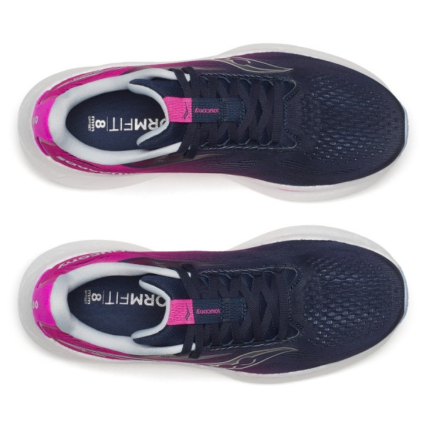 Saucony Scarpe Ride 18 W Blu/Fuchsia