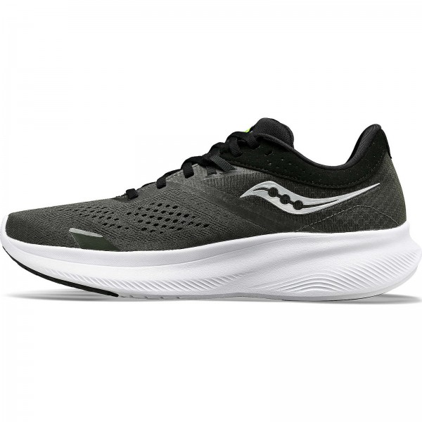 Saucony Scarpe Ride 16 Nero/Grigio/Verde