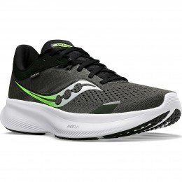 Saucony Scarpe Ride 16 Nero/Grigio/Verde