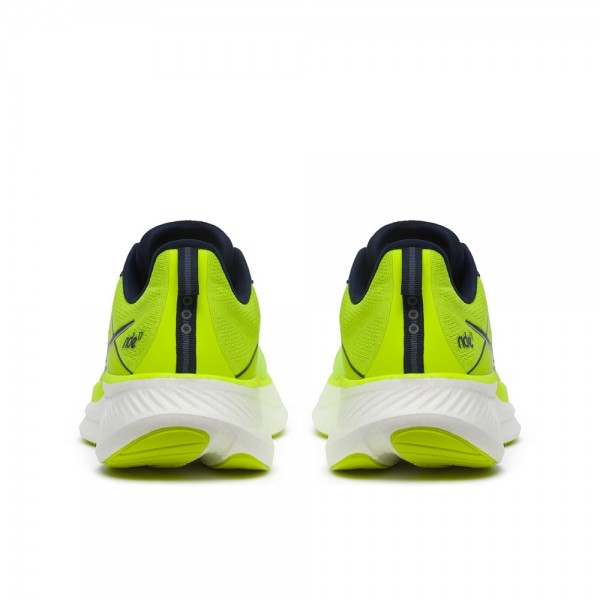 Saucony Scarpe Ride 17 Giallo Fluo/Blu