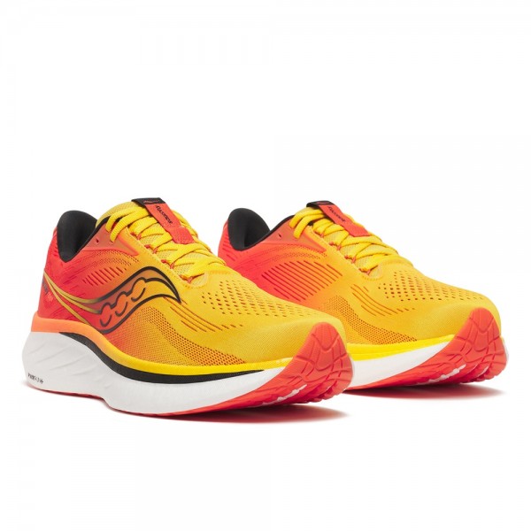 Saucony Scarpe Ride 18 Giallo/Rosso