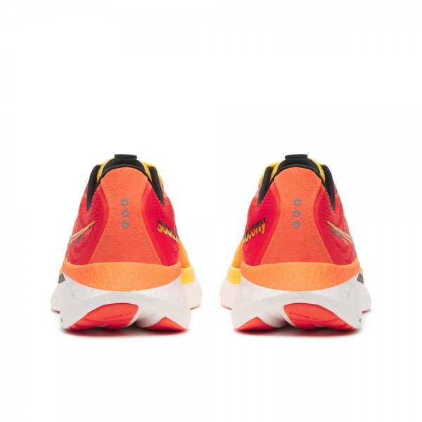 Saucony Scarpe Ride 18 Giallo/Rosso