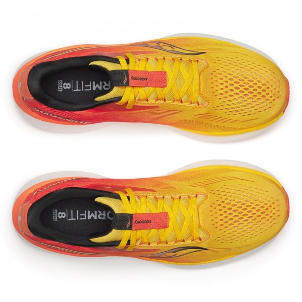 Saucony Scarpe Ride 18 Giallo/Rosso