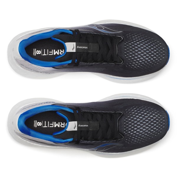 Saucony Scarpe Ride 18 Nero/Azzurro