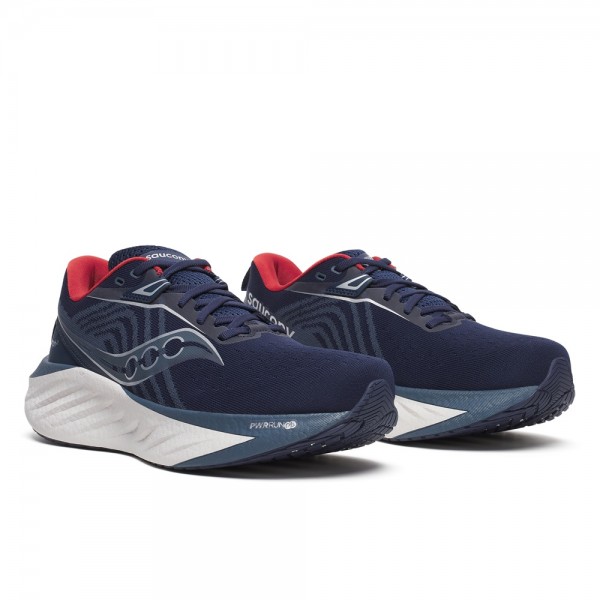 Saucony Scarpe Triumph 22 Blu/Rosso