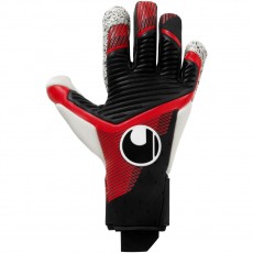 Uhlsport Guanti Powerline Supergrip+ Flex HN Nero/Rosso/Bianco