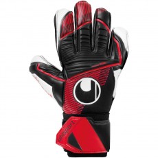 Uhlsport Guanti Powerline Supersoft Nero/Rosso/Bianco